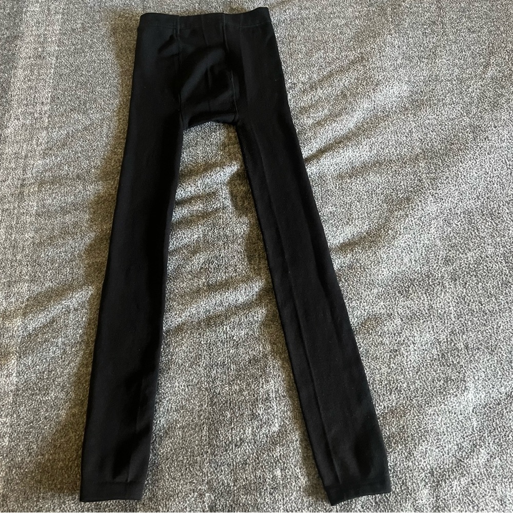 George Women’s XL Solid Blk Leggings Skicore Apres Ski Winterwear
